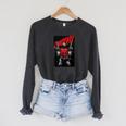 Marvel Daredevil Issue4 2019 Comic Book Cover Raglan Sleeve Sweatshirt Dark Grey Heather