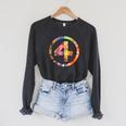 Marvel The Fantastic Four Comic Book Raglan Sleeve Sweatshirt Dark Grey Heather