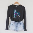 Marvel Morbius Comic Book Retro Raglan Sleeve Sweatshirt Dark Grey Heather