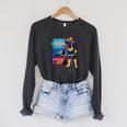 Marvel X-Men '97 Vintage Classic Cyclops Comic Book Panels Raglan Sleeve Sweatshirt Dark Grey Heather Marvel X-Men '97 Vintage Classic Cyclops Comic Book Panels Raglan Sleeve Sweatshirt Dark Grey Heather
