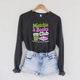 Matcha & Books Green Tea Lover ICES Matcha Latte Raglan Sleeve Sweatshirt Dark Grey Heather Matcha & Books Green Tea Lover ICES Matcha Latte Raglan Sleeve Sweatshirt Dark Grey Heather