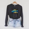 Maths Is My Superpower Comic Book Style Raglan Sleeve Sweatshirt Dark Grey Heather Maths Is My Superpower Comic Book Style Raglan Sleeve Sweatshirt Dark Grey Heather