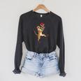 Meerkat Reading Books Raglan Sleeve Sweatshirt Dark Grey Heather