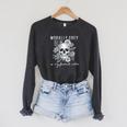 Morally Grey Is My Favorite Color Morally Grey Book Club Raglan Sleeve Sweatshirt Dark Grey Heather