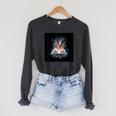 Motif With Magical Magic Book Raglan Sleeve Sweatshirt Dark Grey Heather