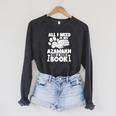 All i Need Is My Azawakh And a Good Book Raglan Sleeve Sweatshirt Dark Grey Heather All i Need Is My Azawakh And a Good Book Raglan Sleeve Sweatshirt Dark Grey Heather