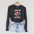 I Have No Shelf Control Reading Books Bookworm Raglan Sleeve Sweatshirt Dark Grey Heather