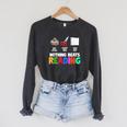 Nothing Beats Reading Rock Paper Scissors For Book Lover Raglan Sleeve Sweatshirt Dark Grey Heather