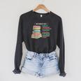Novel Lover For a Bookworm Raglan Sleeve Sweatshirt Dark Grey Heather