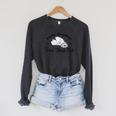 The Office Finer Things Club With Book Raglan Sleeve Sweatshirt Dark Grey Heather
