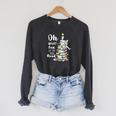 Oh What Fun It Is To Read Librarian Christmas Book Lover Raglan Sleeve Sweatshirt Dark Grey Heather Oh What Fun It Is To Read Librarian Christmas Book Lover Raglan Sleeve Sweatshirt Dark Grey Heather