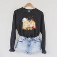 Old Book With Spells And Magical Accessories Raglan Sleeve Sweatshirt Dark Grey Heather Old Book With Spells And Magical Accessories Raglan Sleeve Sweatshirt Dark Grey Heather