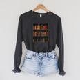 Old Books On Vintage Bookshelves Dark Academia Aesthetic Raglan Sleeve Sweatshirt Dark Grey Heather Old Books On Vintage Bookshelves Dark Academia Aesthetic Raglan Sleeve Sweatshirt Dark Grey Heather
