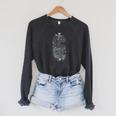 Ouroboros Snake Eating Tail Alternative Book T Shirt Raglan Sleeve Sweatshirt Dark Grey Heather