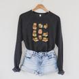 Owls Reading Books Owl Bird Lover Raglan Sleeve Sweatshirt Dark Grey Heather Owls Reading Books Owl Bird Lover Raglan Sleeve Sweatshirt Dark Grey Heather