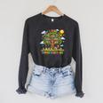 Plant A Seed Read Summer Reading 2026 Book Tree Raglan Sleeve Sweatshirt Dark Grey Heather