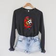 Pow Goal Comic Book Pop Art Brick Wall Smash Soccer Raglan Sleeve Sweatshirt Dark Grey Heather Pow Goal Comic Book Pop Art Brick Wall Smash Soccer Raglan Sleeve Sweatshirt Dark Grey Heather