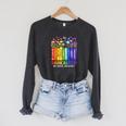 Radicalized By Basic Decency Books Rainbow LGBT Floral Women Raglan Sleeve Sweatshirt Dark Grey Heather Radicalized By Basic Decency Books Rainbow LGBT Floral Women Raglan Sleeve Sweatshirt Dark Grey Heather