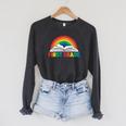 Rainbow Colors First Grade Squad Reading Book Graphic Raglan Sleeve Sweatshirt Dark Grey Heather Rainbow Colors First Grade Squad Reading Book Graphic Raglan Sleeve Sweatshirt Dark Grey Heather
