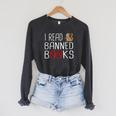 I Read Banned Books Cat Reading A Books Men Women Raglan Sleeve Sweatshirt Dark Grey Heather I Read Banned Books Cat Reading A Books Men Women Raglan Sleeve Sweatshirt Dark Grey Heather
