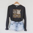 I Read Books I Drink Coffee And I Know Things Raglan Sleeve Sweatshirt Dark Grey Heather