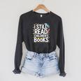 I Still Read Children Books Shirts Unicorn Reading Librarian Raglan Sleeve Sweatshirt Dark Grey Heather I Still Read Children Books Shirts Unicorn Reading Librarian Raglan Sleeve Sweatshirt Dark Grey Heather