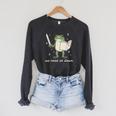 We Read At Dawn Vintage Frog Reading Book Frog Meme Raglan Sleeve Sweatshirt Dark Grey Heather We Read At Dawn Vintage Frog Reading Book Frog Meme Raglan Sleeve Sweatshirt Dark Grey Heather