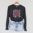 Read Eat Repeat Book Club Readers Book Lovers Raglan Sleeve Sweatshirt Dark Grey Heather