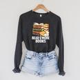 Read S'More Books Camping Themed Literacy Night Raglan Sleeve Sweatshirt Dark Grey Heather