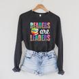 Readers Are Leaders Boho Leopard Book Lover Back To School Raglan Sleeve Sweatshirt Dark Grey Heather Readers Are Leaders Boho Leopard Book Lover Back To School Raglan Sleeve Sweatshirt Dark Grey Heather