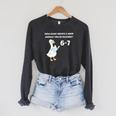 Reading 6-7 Silly Goose Read Books Bookish Bookworm Raglan Sleeve Sweatshirt Dark Grey Heather