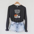 Reading 6-7 Six Seven Meme English Teacher Book Lover Raglan Sleeve Sweatshirt Dark Grey Heather