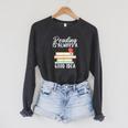 Reading Is Always a Good Idea Book Reader Raglan Sleeve Sweatshirt Dark Grey Heather
