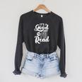 Reading Book Reader Bookworm Librarian Teacher Student Men Women Raglan Sleeve Sweatshirt Dark Grey Heather Reading Book Reader Bookworm Librarian Teacher Student Men Women Raglan Sleeve Sweatshirt Dark Grey Heather