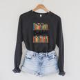 Reading As a Bookaholic For Book Lovers Raglan Sleeve Sweatshirt Dark Grey Heather