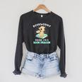 Reading Books Bookworm I Am a Book Dragon Raglan Sleeve Sweatshirt Dark Grey Heather