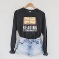Reading Fundamental Books Lover Bookworm Reader Literature Raglan Sleeve Sweatshirt Dark Grey Heather Reading Fundamental Books Lover Bookworm Reader Literature Raglan Sleeve Sweatshirt Dark Grey Heather