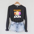 READING IS MY JAM Shirt I Love To Read Books Raglan Sleeve Sweatshirt Dark Grey Heather READING IS MY JAM Shirt I Love To Read Books Raglan Sleeve Sweatshirt Dark Grey Heather