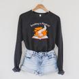 Reading Is Magical Book Lover & Axolotl Raglan Sleeve Sweatshirt Dark Grey Heather