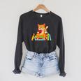 Reading For Men Women Books Cat Reading Lover Raglan Sleeve Sweatshirt Dark Grey Heather Reading For Men Women Books Cat Reading Lover Raglan Sleeve Sweatshirt Dark Grey Heather
