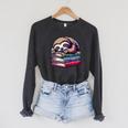 Reading Muffler Sloth On Stack Of Books Premium Tri-Blend Raglan Sleeve Sweatshirt Dark Grey Heather Reading Muffler Sloth On Stack Of Books Premium Tri-Blend Raglan Sleeve Sweatshirt Dark Grey Heather