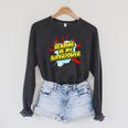 Reading Is My Superpower For a Book Lovers Readers Reading Raglan Sleeve Sweatshirt Dark Grey Heather
