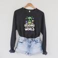 Reading Is Out Of This World Space Book Lover Bookworm Raglan Sleeve Sweatshirt Dark Grey Heather Reading Is Out Of This World Space Book Lover Bookworm Raglan Sleeve Sweatshirt Dark Grey Heather