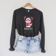 Readolotl Cute Axolotl Book Lover Raglan Sleeve Sweatshirt Dark Grey Heather