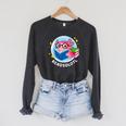 Readsolotl Axolotl Reading Book Raglan Sleeve Sweatshirt Dark Grey Heather