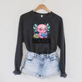 Readsolotl Cute Axolotl Reading Book Kawaii Pink Aesthetic Raglan Sleeve Sweatshirt Dark Grey Heather Readsolotl Cute Axolotl Reading Book Kawaii Pink Aesthetic Raglan Sleeve Sweatshirt Dark Grey Heather
