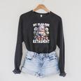 Retired Teacher Gnome Reading A Book Retirement Plan Raglan Sleeve Sweatshirt Dark Grey Heather Retired Teacher Gnome Reading A Book Retirement Plan Raglan Sleeve Sweatshirt Dark Grey Heather
