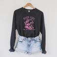 Retro Book Girl Summer Beach Vacation For Book Lover Raglan Sleeve Sweatshirt Dark Grey Heather Retro Book Girl Summer Beach Vacation For Book Lover Raglan Sleeve Sweatshirt Dark Grey Heather