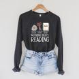 Rock Paper Scissors Nothing Beats Reading Book Lover Humor Raglan Sleeve Sweatshirt Dark Grey Heather Rock Paper Scissors Nothing Beats Reading Book Lover Humor Raglan Sleeve Sweatshirt Dark Grey Heather