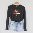 San Francisco Big Cat Reading Book Golden Gate Bridge Raglan Sleeve Sweatshirt Dark Grey Heather San Francisco Big Cat Reading Book Golden Gate Bridge Raglan Sleeve Sweatshirt Dark Grey Heather